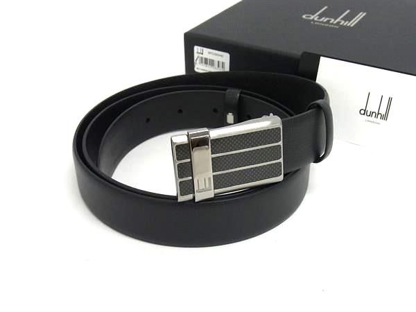 □新品□未使用□ dunhill ダンヒル レザー シルバー金具 ベルト