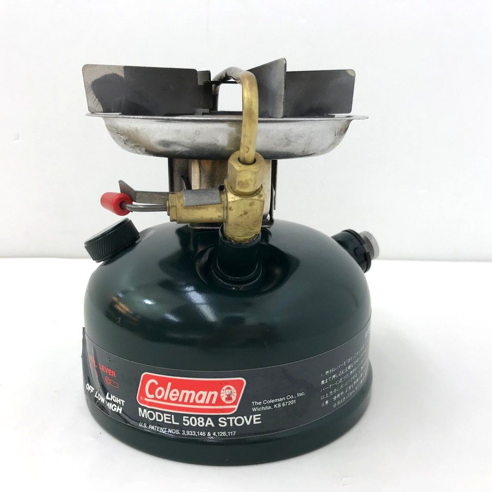 Coleman コールマン 508A STOVE ストーブ シングルバーナー ケース付き 長期保管動作未確認 - メルカリ