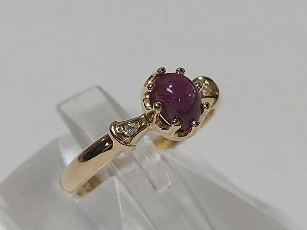 【鑑別書付き】K18 18金 ゴールド リング 天然アメシスト 12.5号 12.8g 店舗受取可 18金 リング 天然石 アメシスト \u0026 ダイヤモンド 日本製 送料無料 | 指輪 11号 12号 13号 14号 15号 16号 17号 18号  19号 20号 40代 50代 60代 誕生日 プレゼント 母 妻 祖母 2月 誕生石 母の日 ギフト 人気