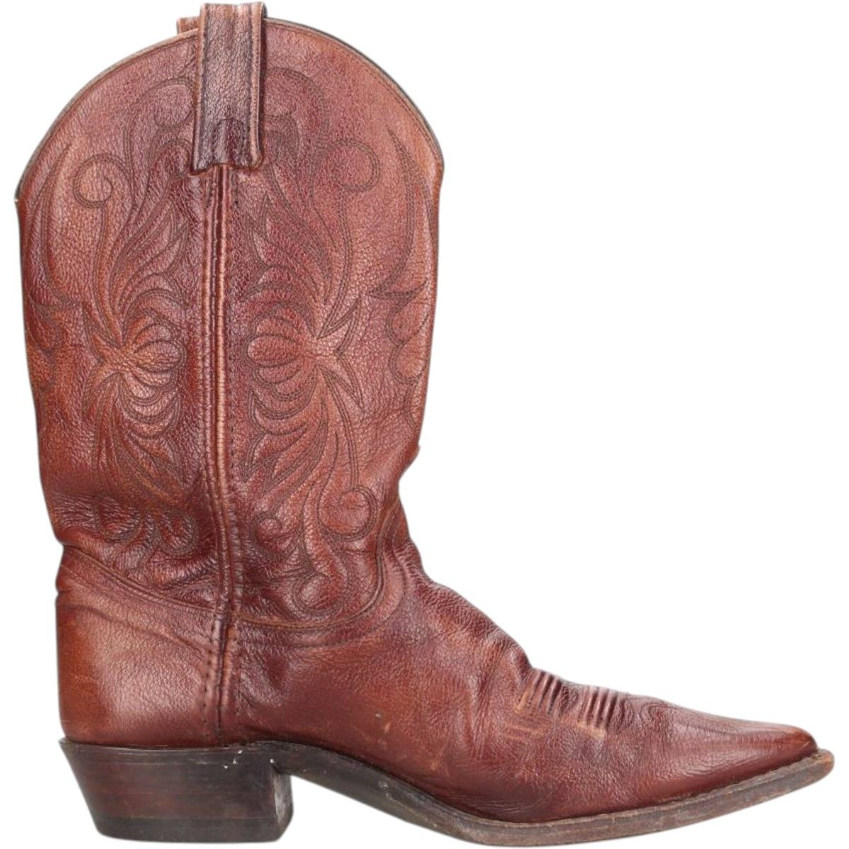 古着 ダンポスト Danpost 総柄 ウエスタンブーツ 7M レディース24.0cm