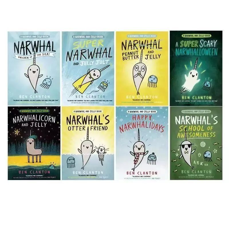 【新品】A Narwhal and Jelly book 8冊洋書 英語絵本英語勉強