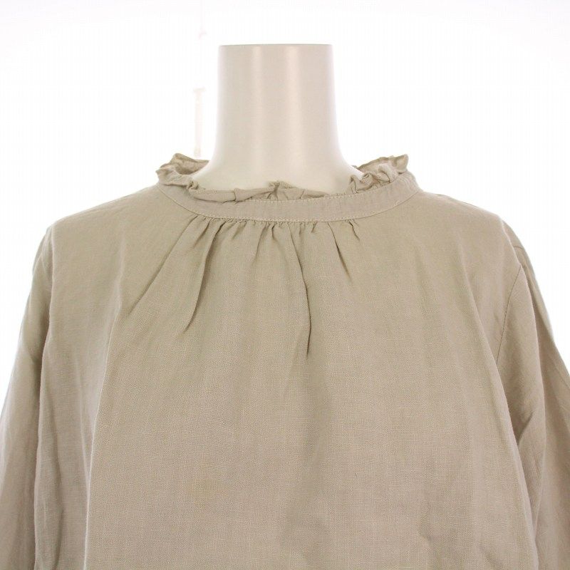 ネストローブ nest Robe ビエラスタンドフリルブラウス シャツ