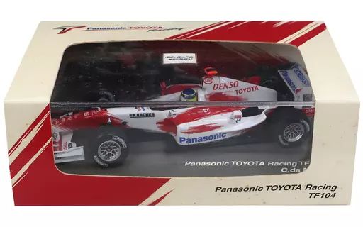 中古】ミニカー 1/43 Panasonic TOYOTA Racing TF104 C.da Matta DENSO