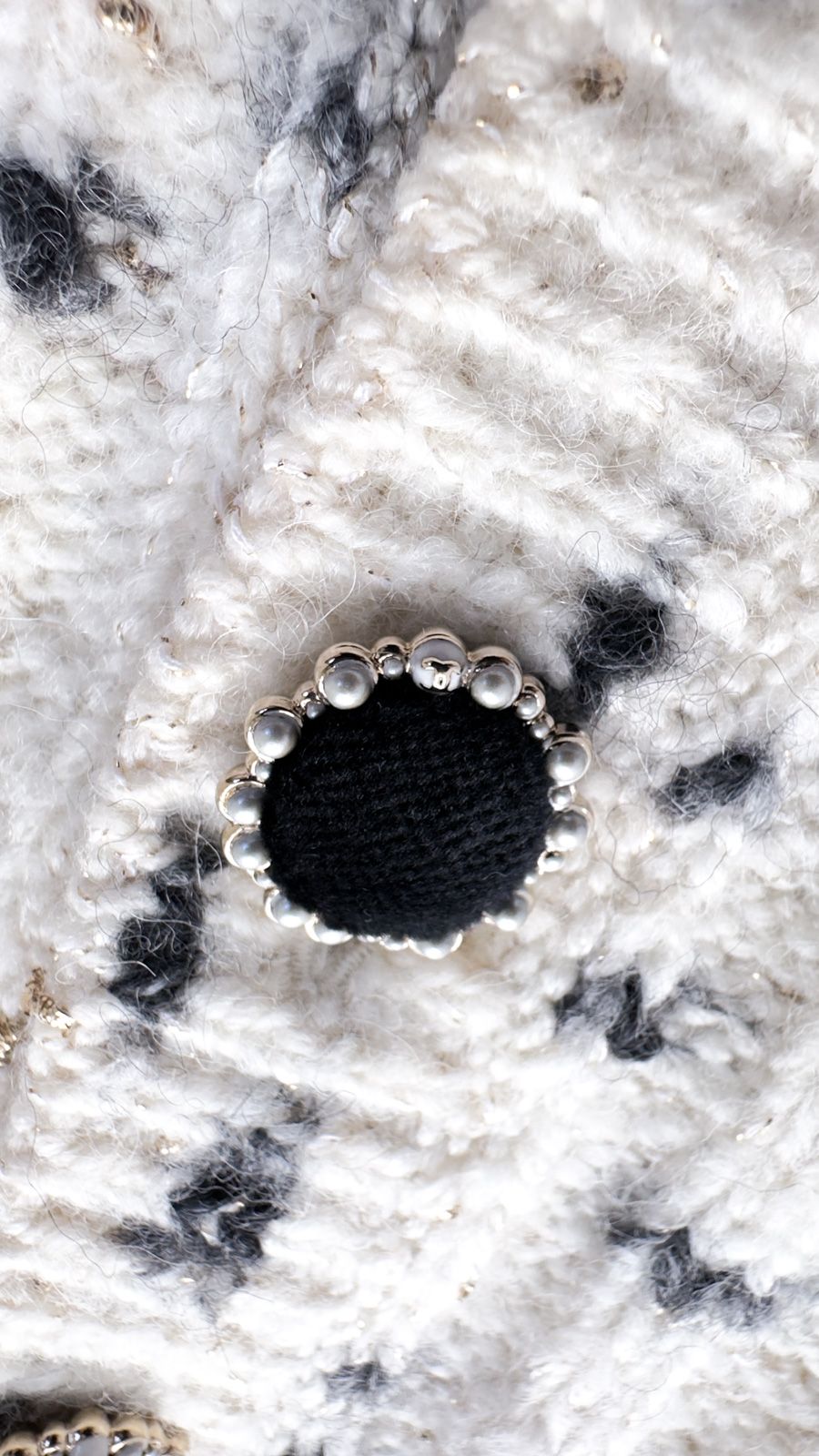 シャネル ベスト セーター CHANEL 21PF 2021 アイボリー