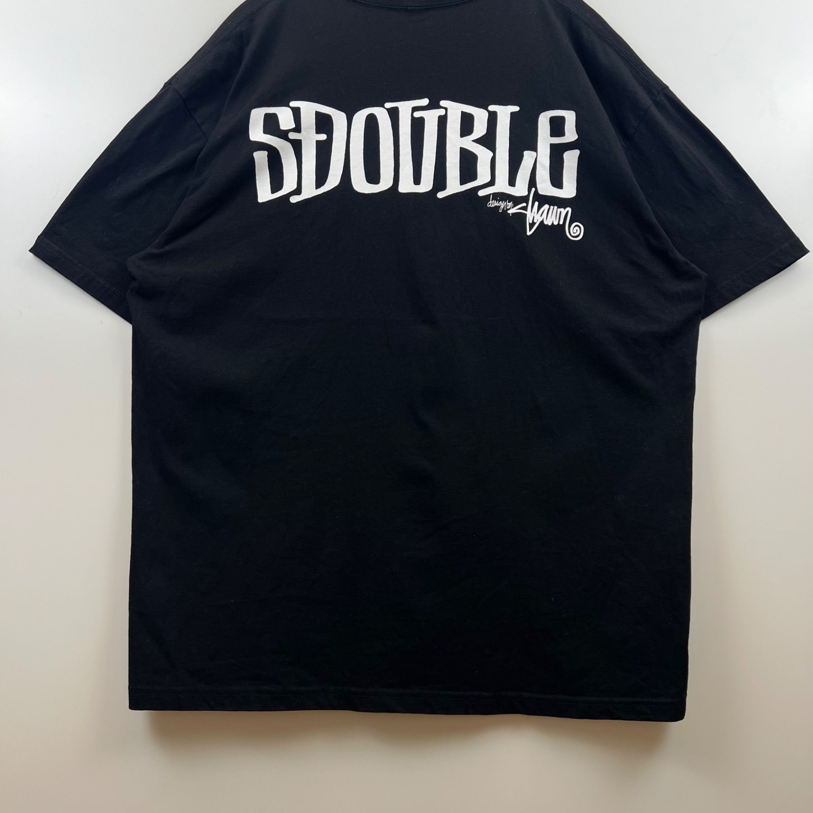 ステューシー エスダブル Tシャツ 手元在庫有 国内発送 Stussy S/DOUBLE logo print Tee XL エスダブル ロゴプリント Tシャツ