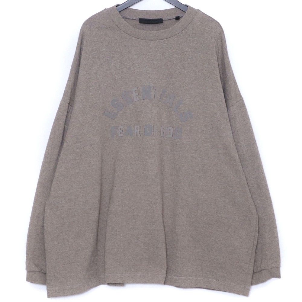 ESSENTIALS L/S TEE XLサイズ ブラウン
