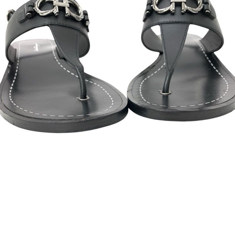 Salvatore Ferragamo フェラガモ ガンチーニ トングサンダル レザー