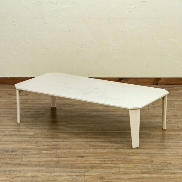 折脚テーブル 約120×60cm ヴィンテージブラウン（VBR） 完成品