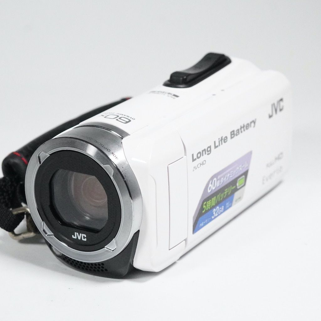 JVC Victor Everio GZ-F100-W ホワイト 返金保証 |1793
