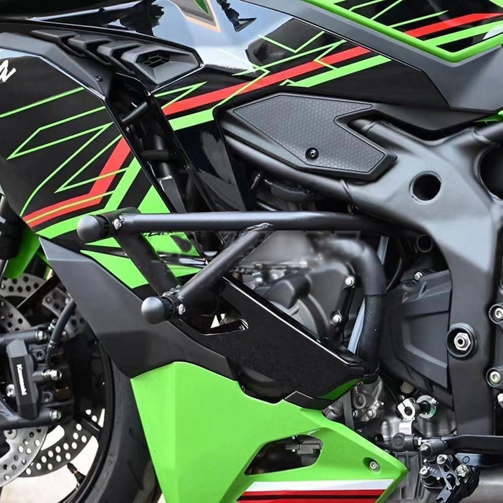 for 忍者 ZX-4R ZX-4RR ZX4R ZX4RR 2023-2024 エンジンガードバンパー