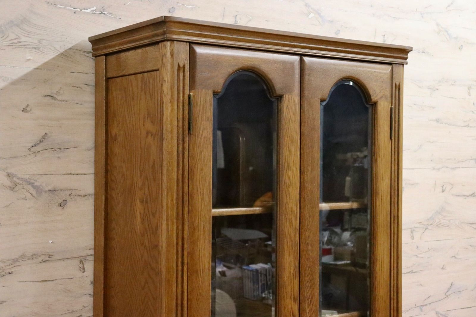 GMIH268 山室家具 EPPOIR エスポアール 旭川家具 書棚 本棚 本箱 キャビネット 飾り棚 ブックシェルフ オーク材 書斎 定価約28.6万