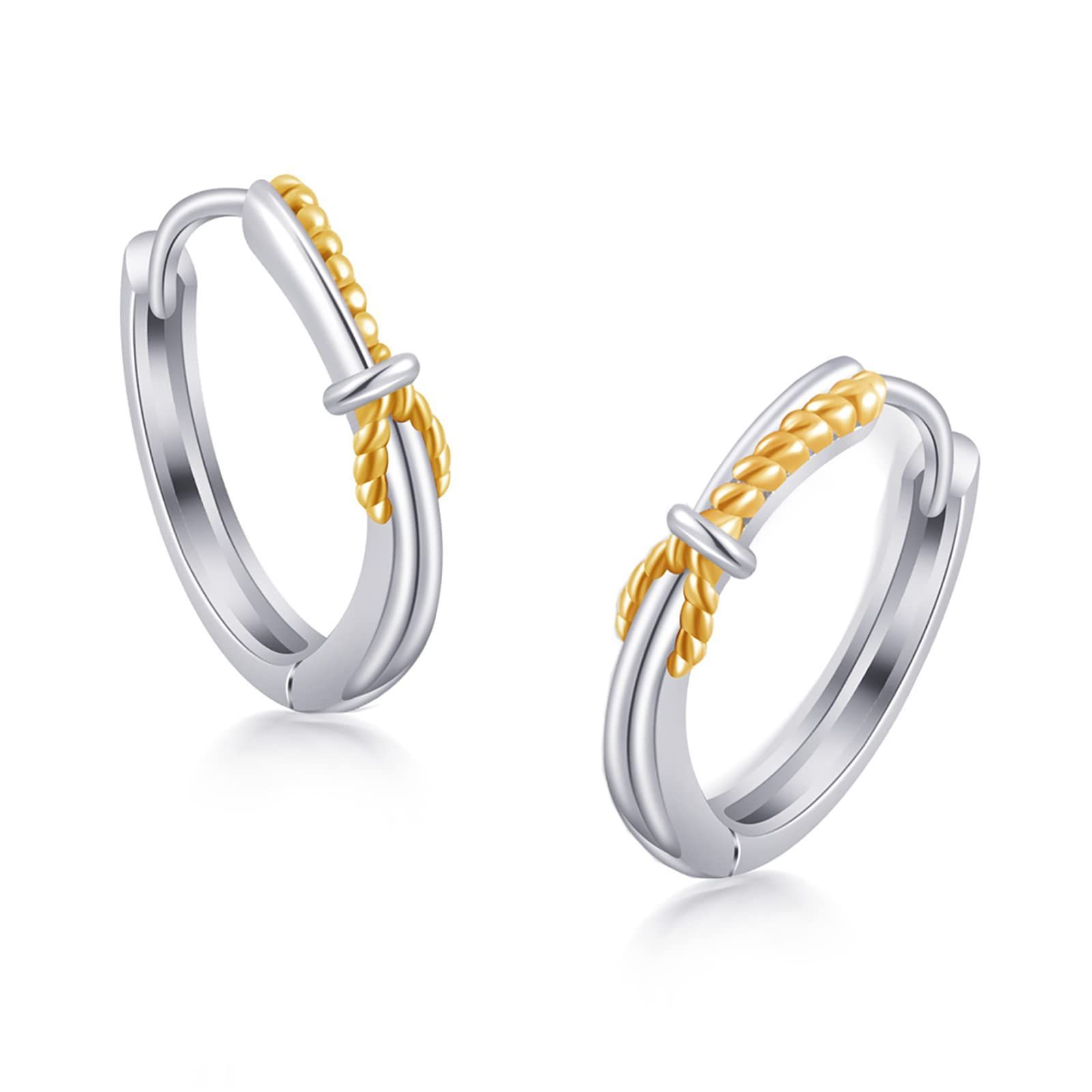 【限定商品】 ピアス メンズ フープピアス 「夢の結」 ピアス リング シルバー925 ピアス 金属アレルギー対応 ピアス 18金 ゴールド ピアス 男性 アクセサリー 父の日
