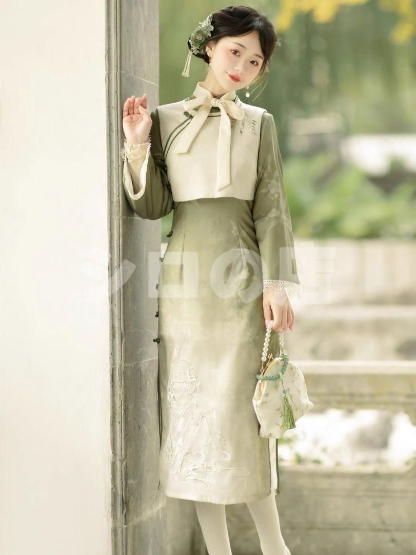 HF-219レトロ中華風漢服 レディース 日常ドレス 撮影用コスプレ衣装 美しい刺繍 WWW_IBETON_RU