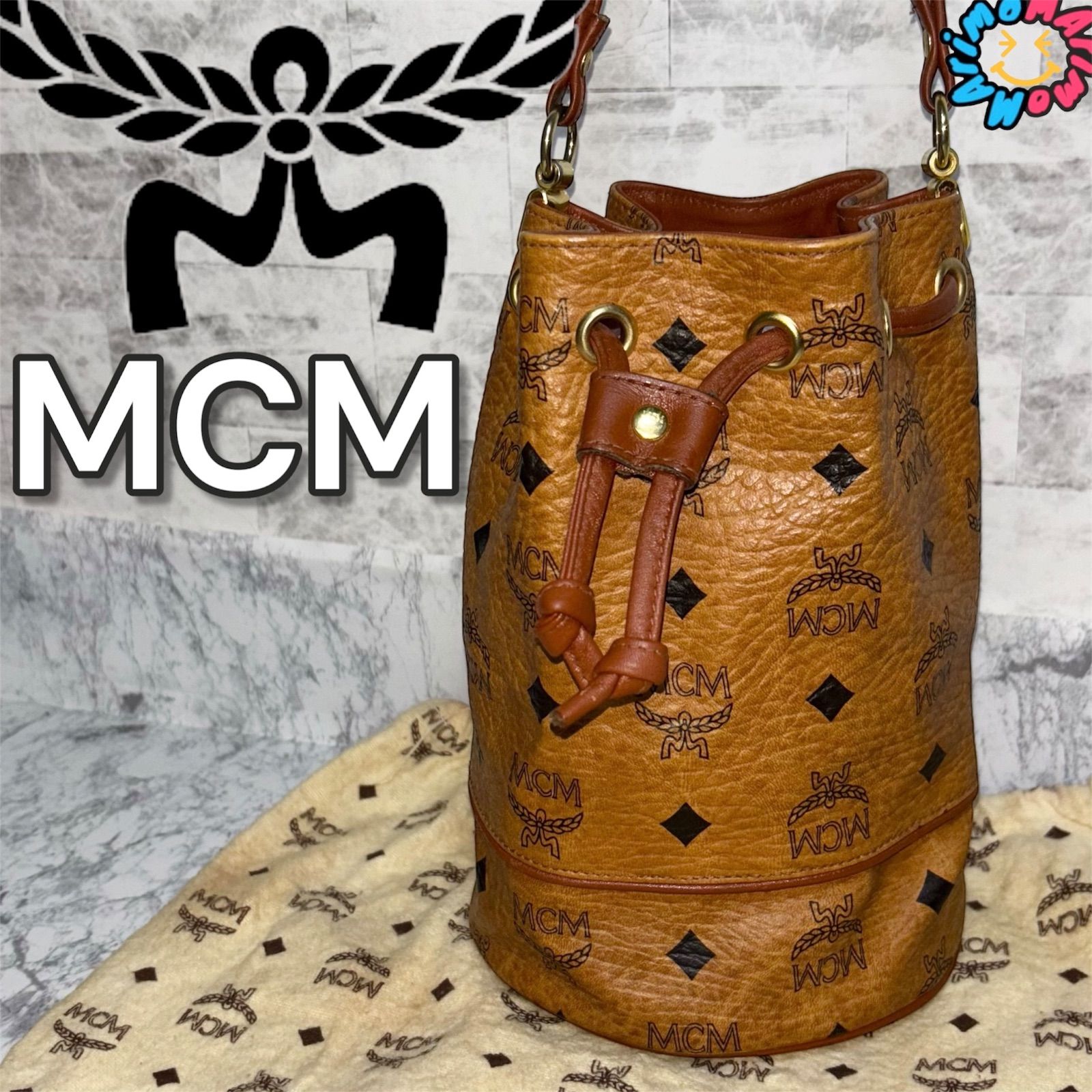 MCM エムシーエム ショルダーバッグ トートバッグ 巾着 バケツ型 MCM エムシーエム ショルダーバッグ トートバッグ 巾着 バケツ型
