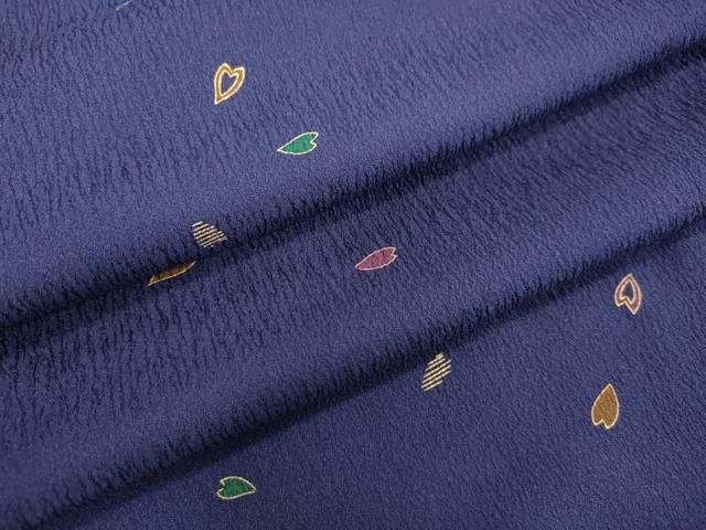 平和屋着物○上質な小紋 舞桜文 金彩 ロング丈 正絹 逸品 DAAV8699tw