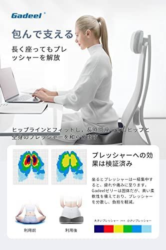 クッション座ぶとん 低反発クッション 座布団 骨盤矯正 姿勢矯正 坐骨