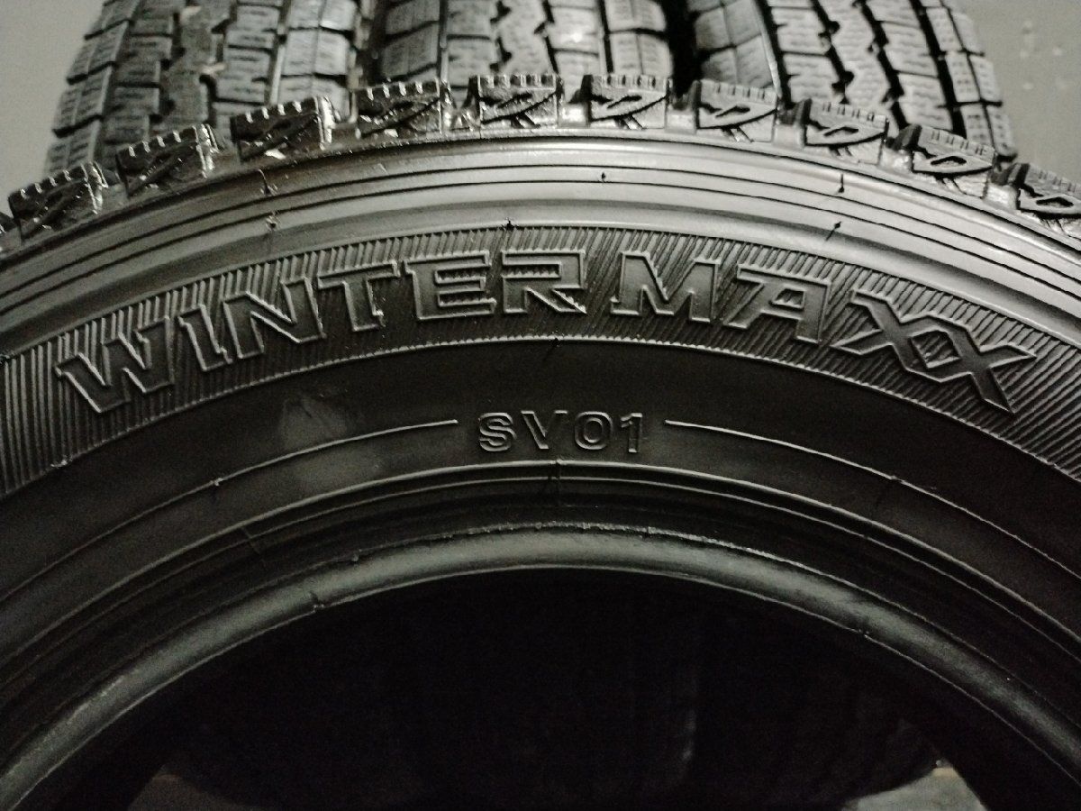 DUNLOP WINTER MAXX SV01 145R12 6PR LT 12インチ スタッドレス 4本 19～22年製 バリ溝 軽トラ 軽バン  (VTG790) - メルカリ