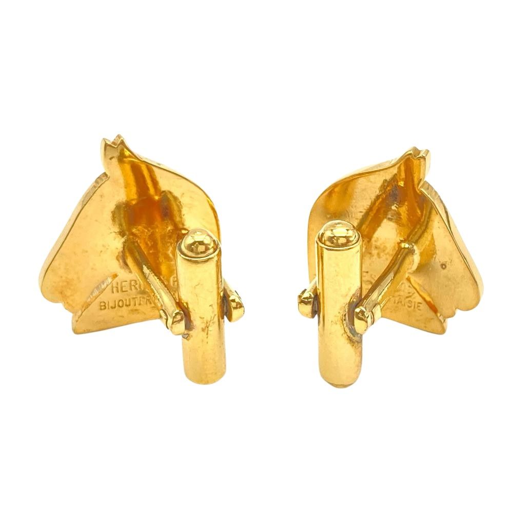 エルメス HERMES シュバルホース カフスボタン カフリンクス GP