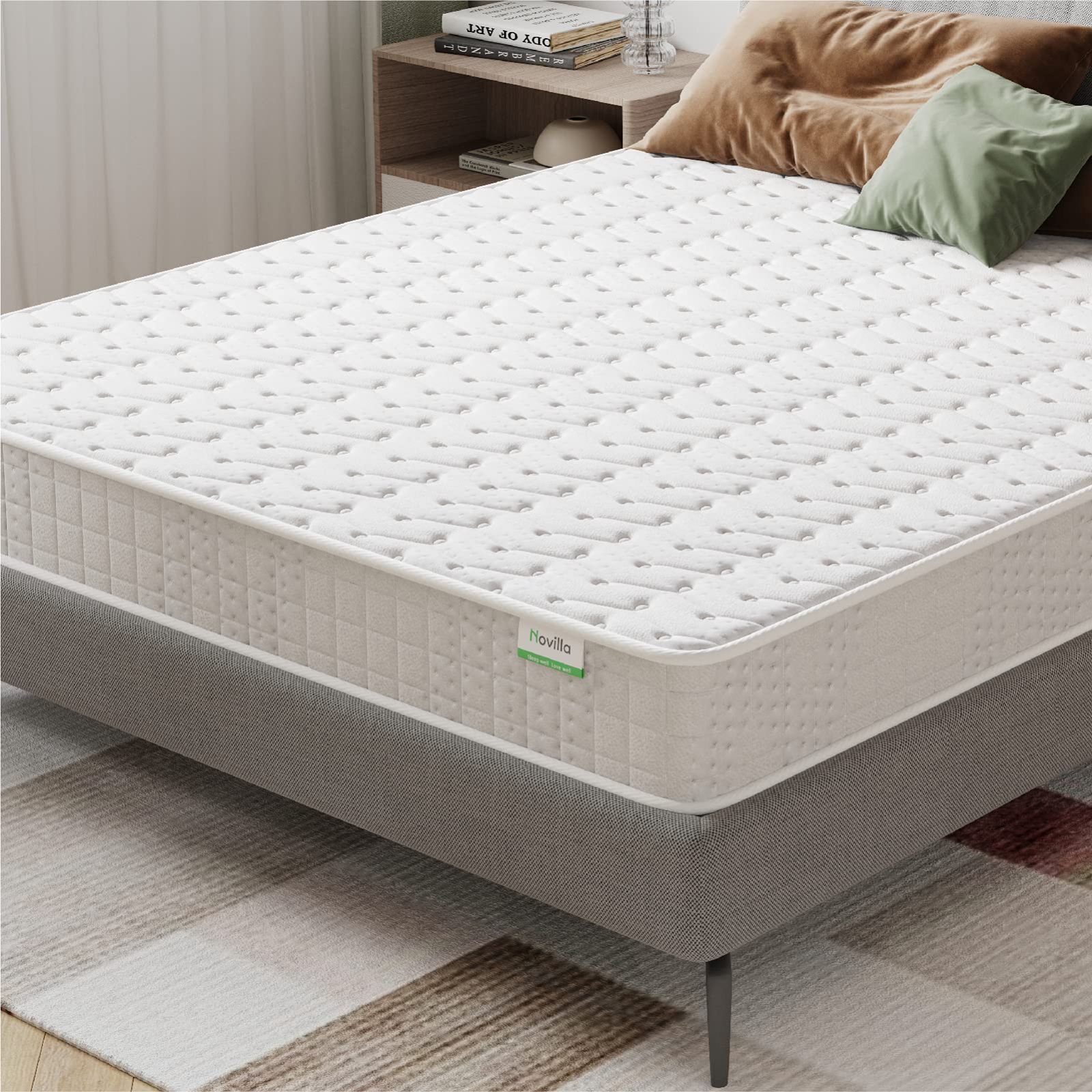 Amazon｜Novilla マットレス ダブル ポケットコイル 高反発マットレス  
