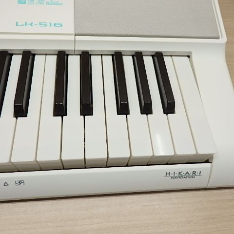 CASIO カシオ デジタルキーボード 電子ピアノ LK-516 2019年製 CASIO カシオ LK-516 2019年製 大人の楽らくキーボード ピアノ