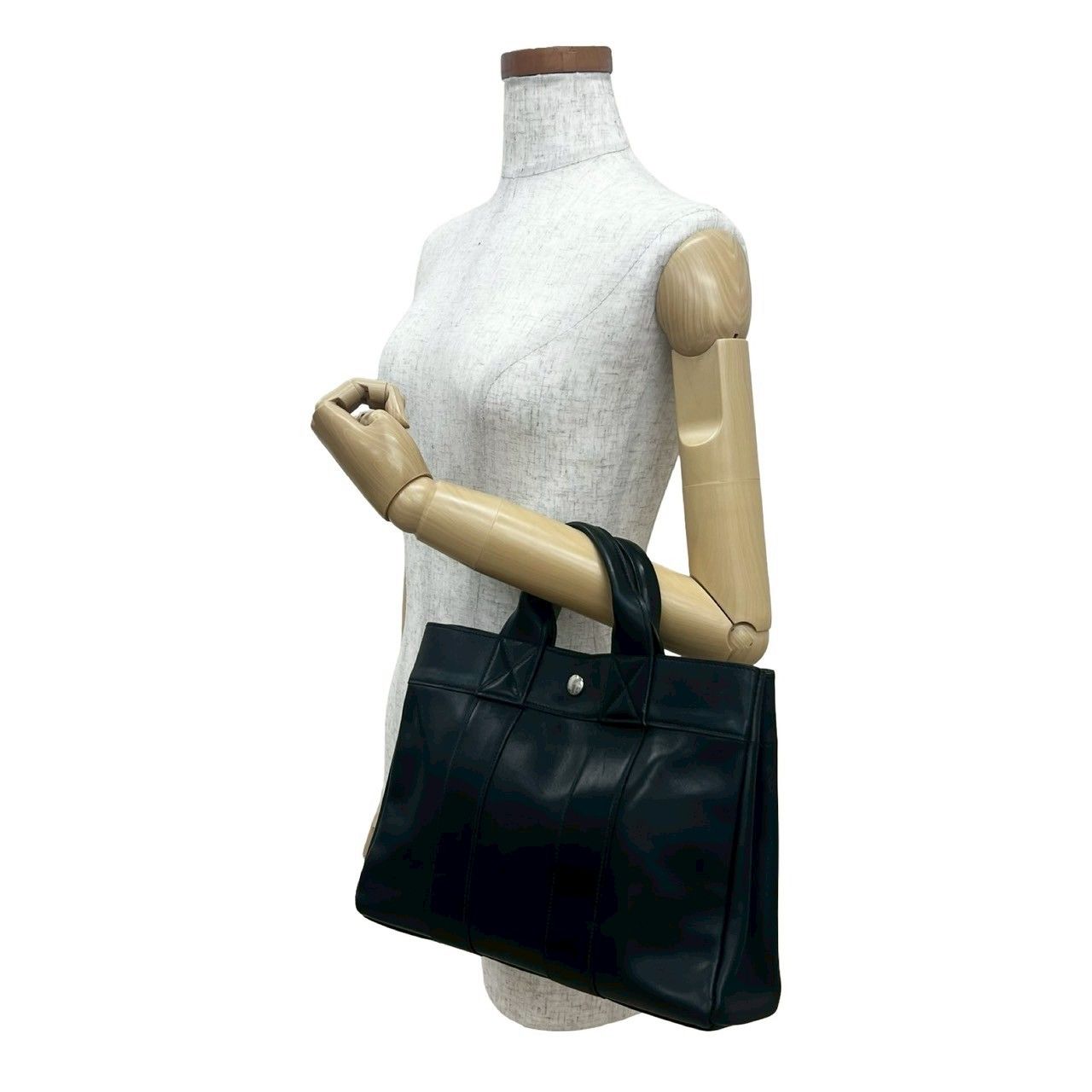 極 美品 □E 刻印 HERMES エルメス フールトゥ PM エバーカーフ