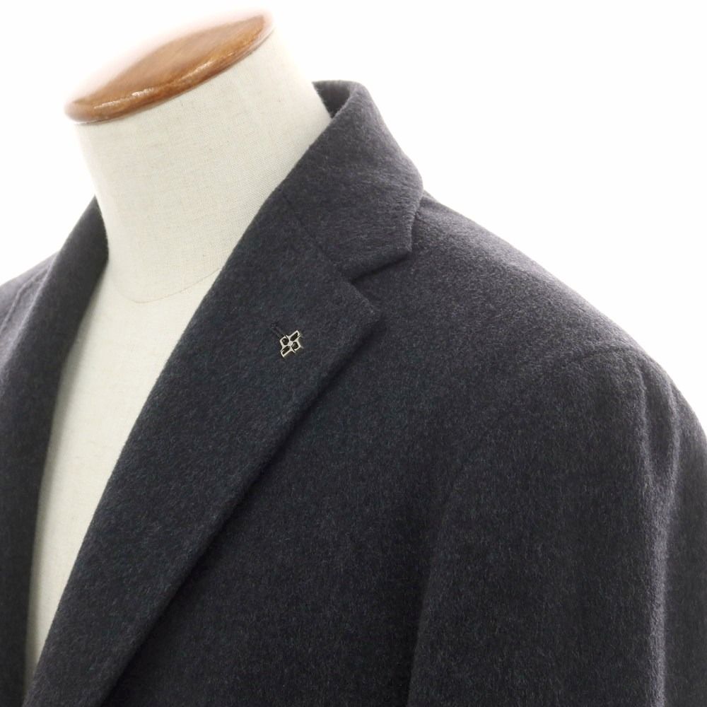 【最終】TAGLIATORE タリアトーレ チェスターコート ダークグレー 46 最終】TAGLIATORE タリアトーレ チェスターコート ダークグレー