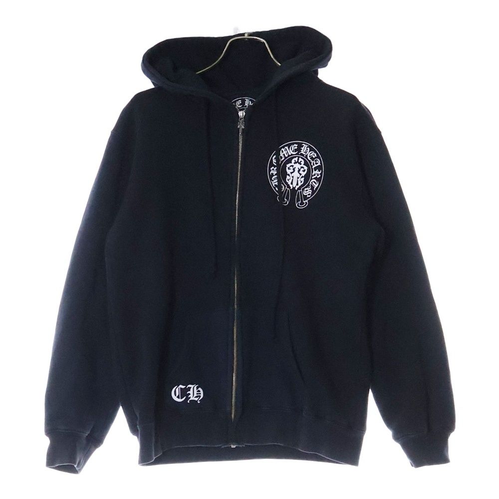 ◆Chrome Hearts◆T ロゴ USA ショルダー パーカー ブラック 1025e120017-1.jpg