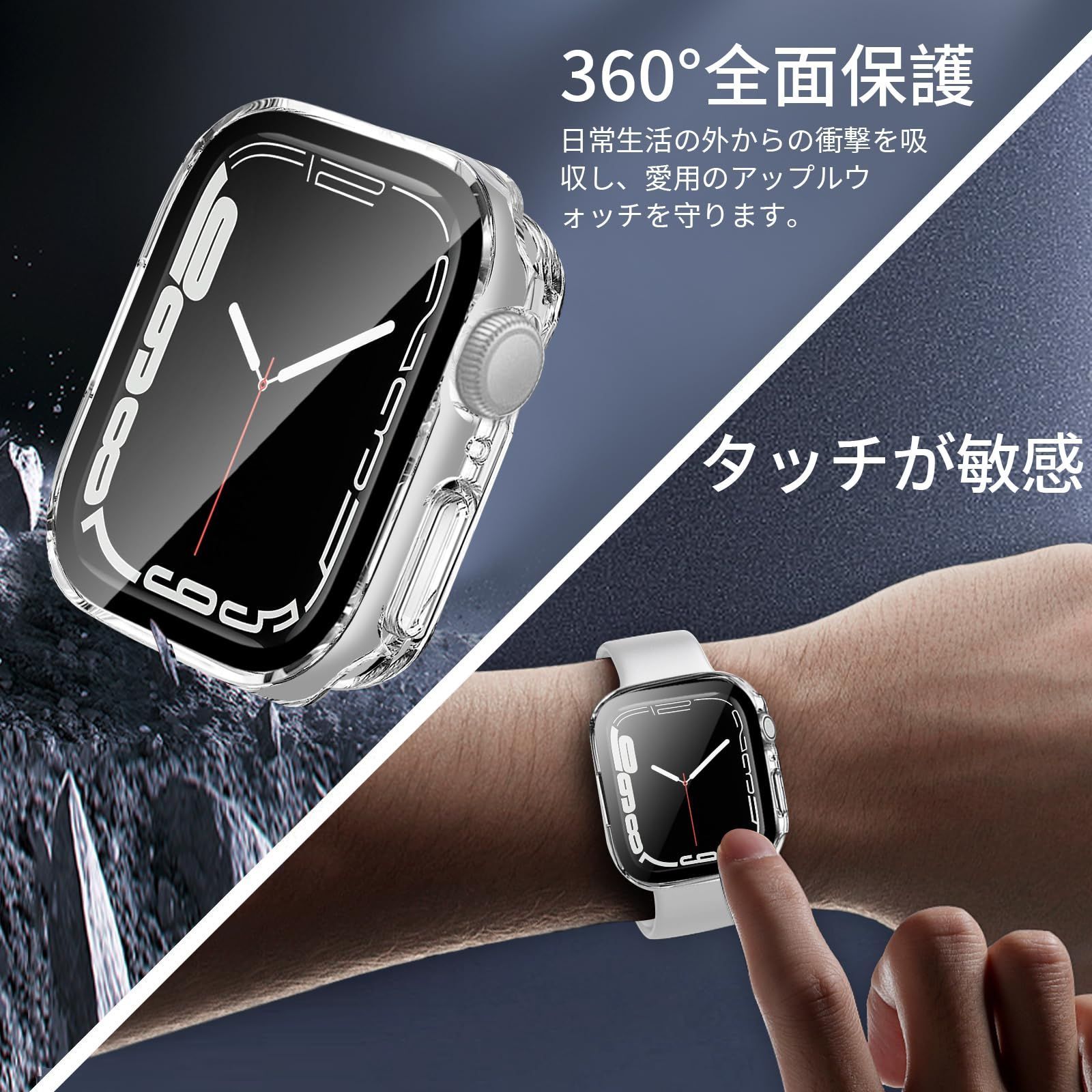 送料無料 】 40mm_Clear FAZHAN 対応 Apple Watch Series SE2/SE/6/5/4 ...