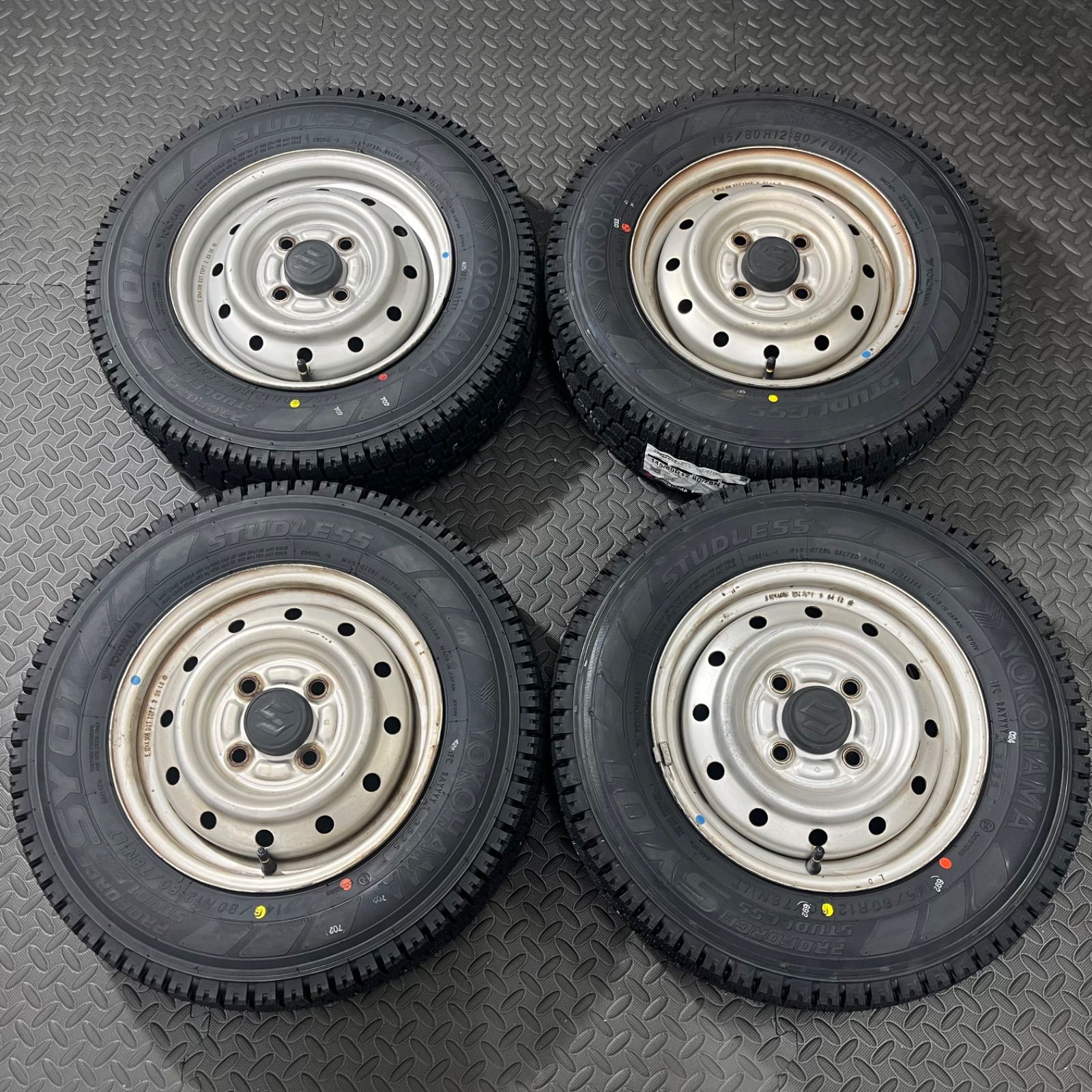25年製 タイヤ 145|80R12 80|78N LT ヨコハマ SY01 スズキ キャリィ エブリィ スタッドレスタイヤ 冬タイヤ 1090Y