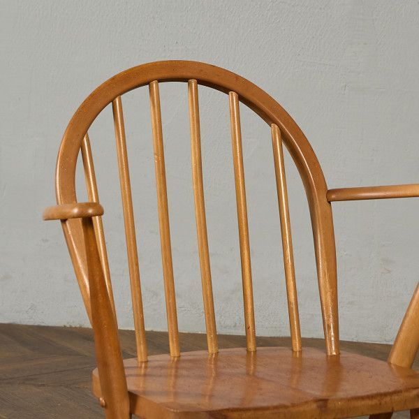 アーコール　フープ　ラベルあり　がたつきなし アーコール ERCOL ヴィンテージ 4本 スポーク フープバック