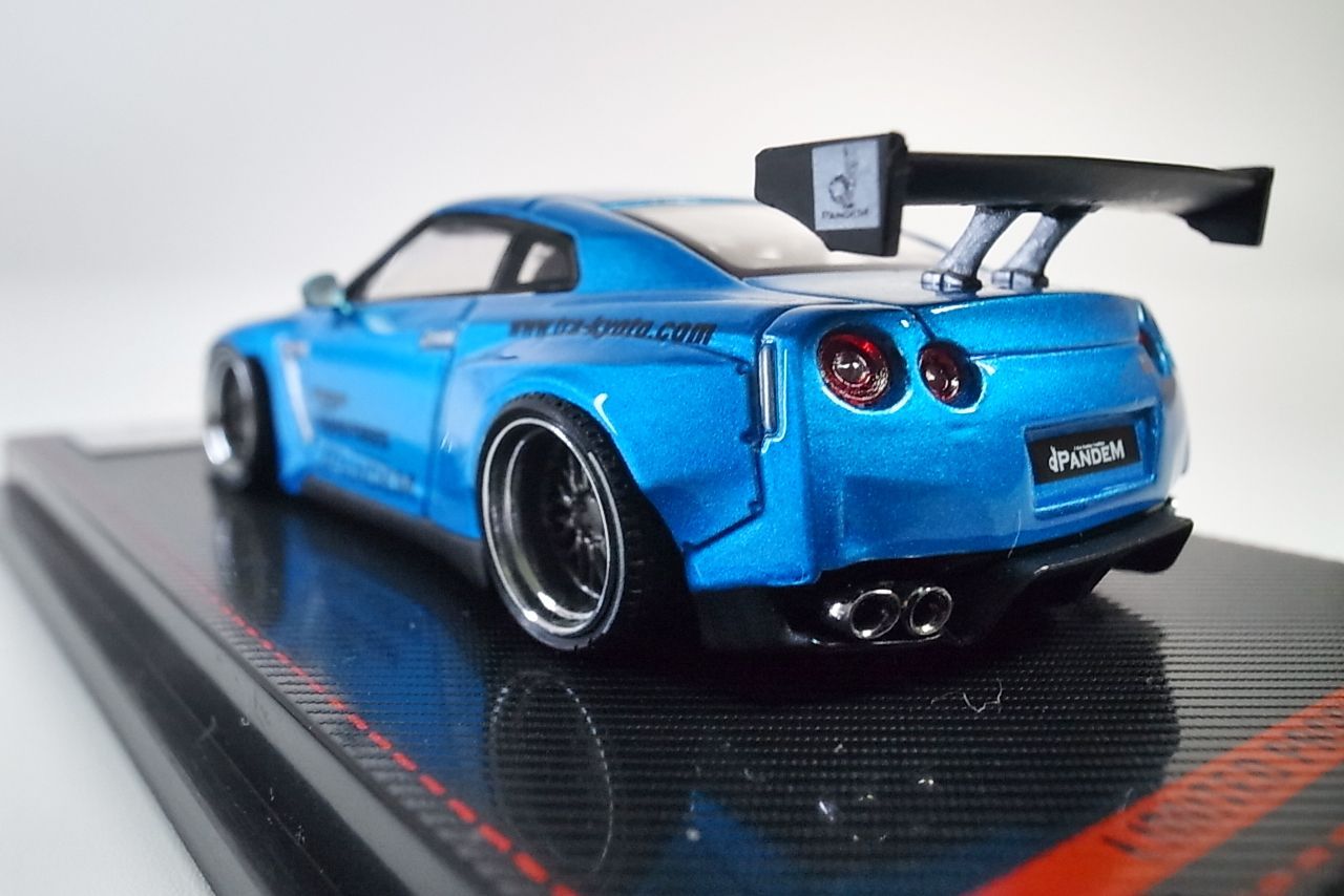 イグニッションモデル PANDEM R35 GT-R Blue Metallic ブルー