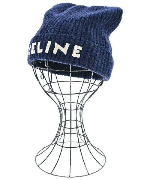 MONCLER ネイビー ファー付きニット帽 MONCLER ネイビー ファー付きニット帽 - メルカリ