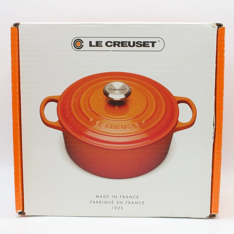 新品】ル・クルーゼ シグニチャー ココット・ロンド 18cm