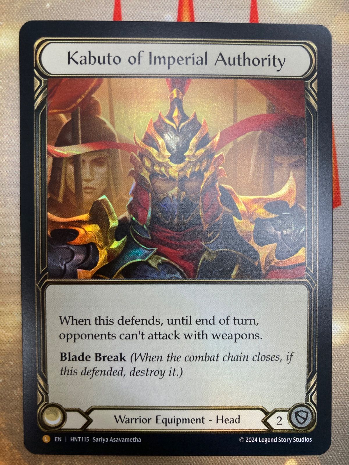 フレッシュアンドブラッド　皇威の兜 Flesh and blood 皇威の兜 / Kabuto of Imperial Authority RF