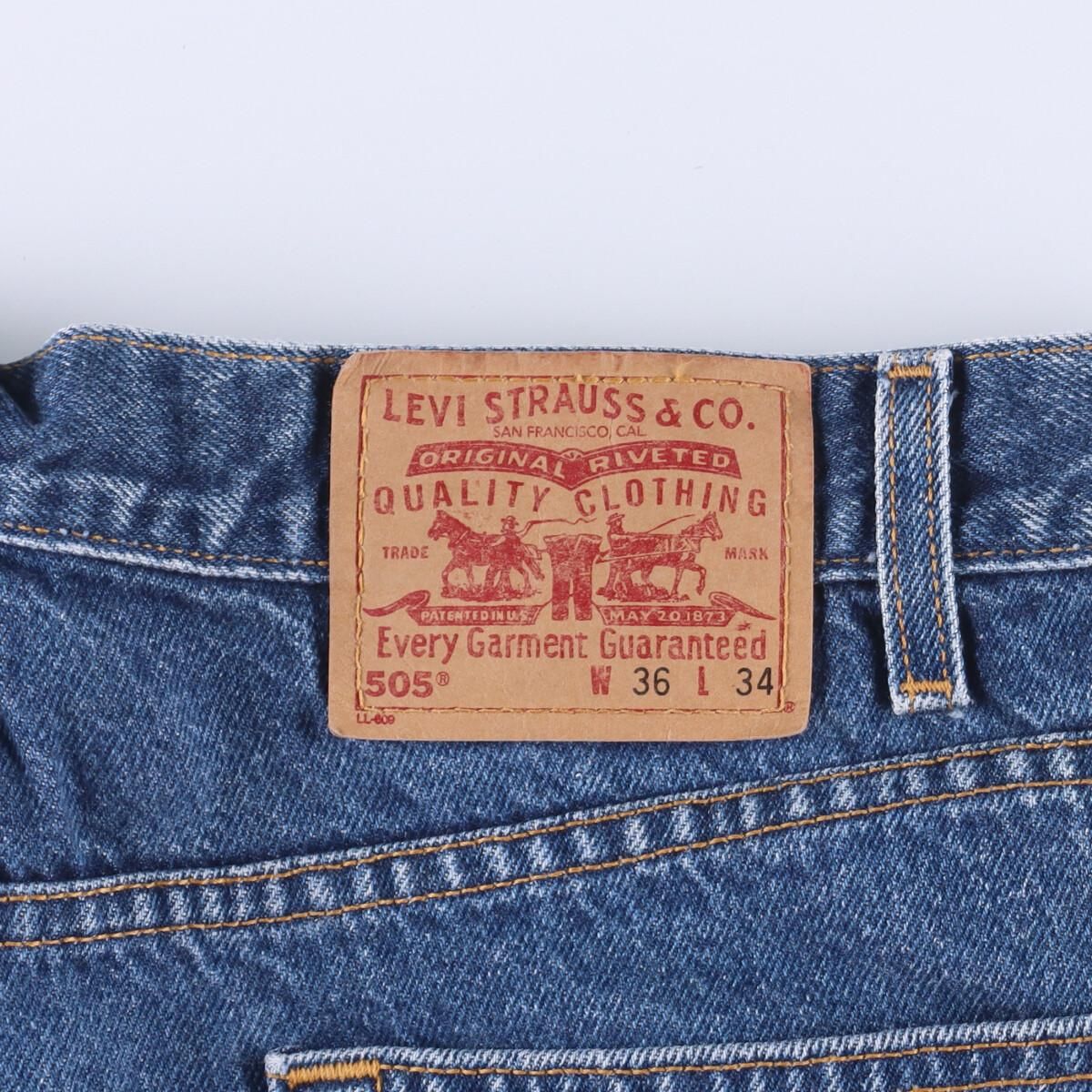 古着 90年代 リーバイス Levi's 505 REGULAR FIT STRAIGHT LEG