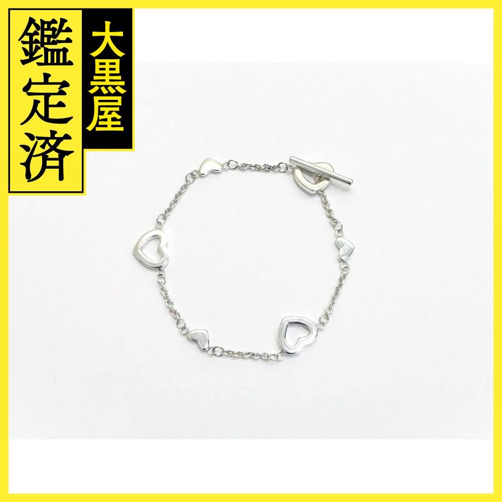 希少 美品 Tiffany ティファニー ラリアット ハート ブレスレット