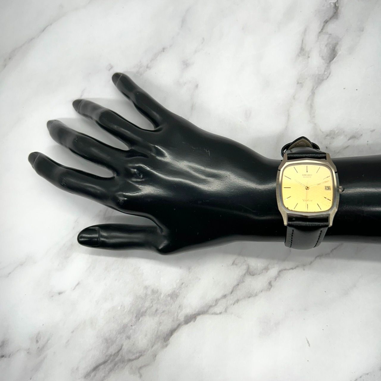 【稼働】セイコー ドルチェ 腕時計 メンズ デイト スクエア 9522-5000 Yahoo!オークション - 31vintage SEIKO QUARTZ DOLCE 9522-5000