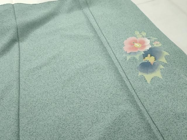 平和屋着物□本加賀友禅作家 浅野冨治男 小紋 霞文 正絹 逸品