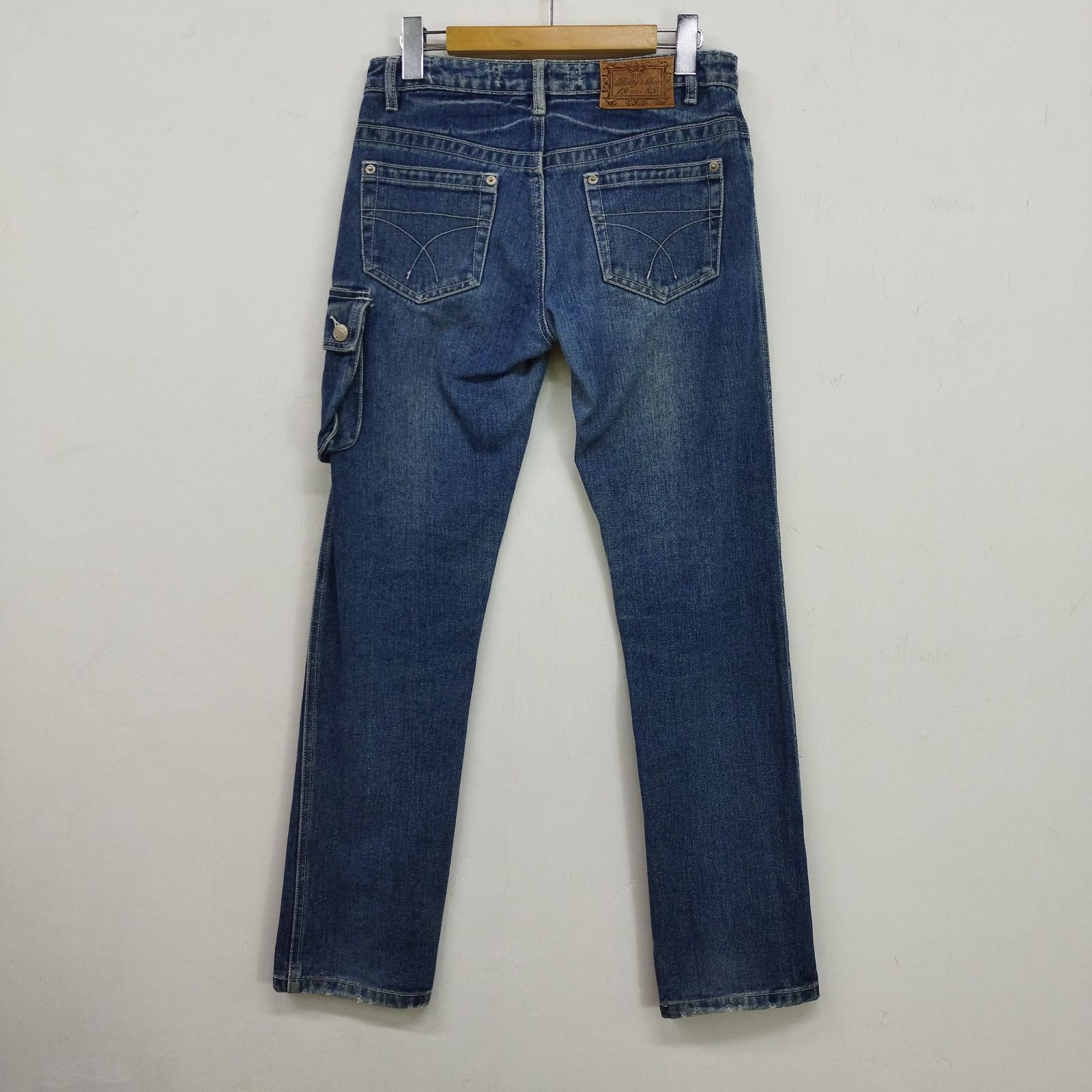 90s 00s BETTYS BLUE 切り返しデニム Y2K 希少 M44 BETTY'S BLUE ベティーズブルー SHINJI ABE シンジアベ 片側