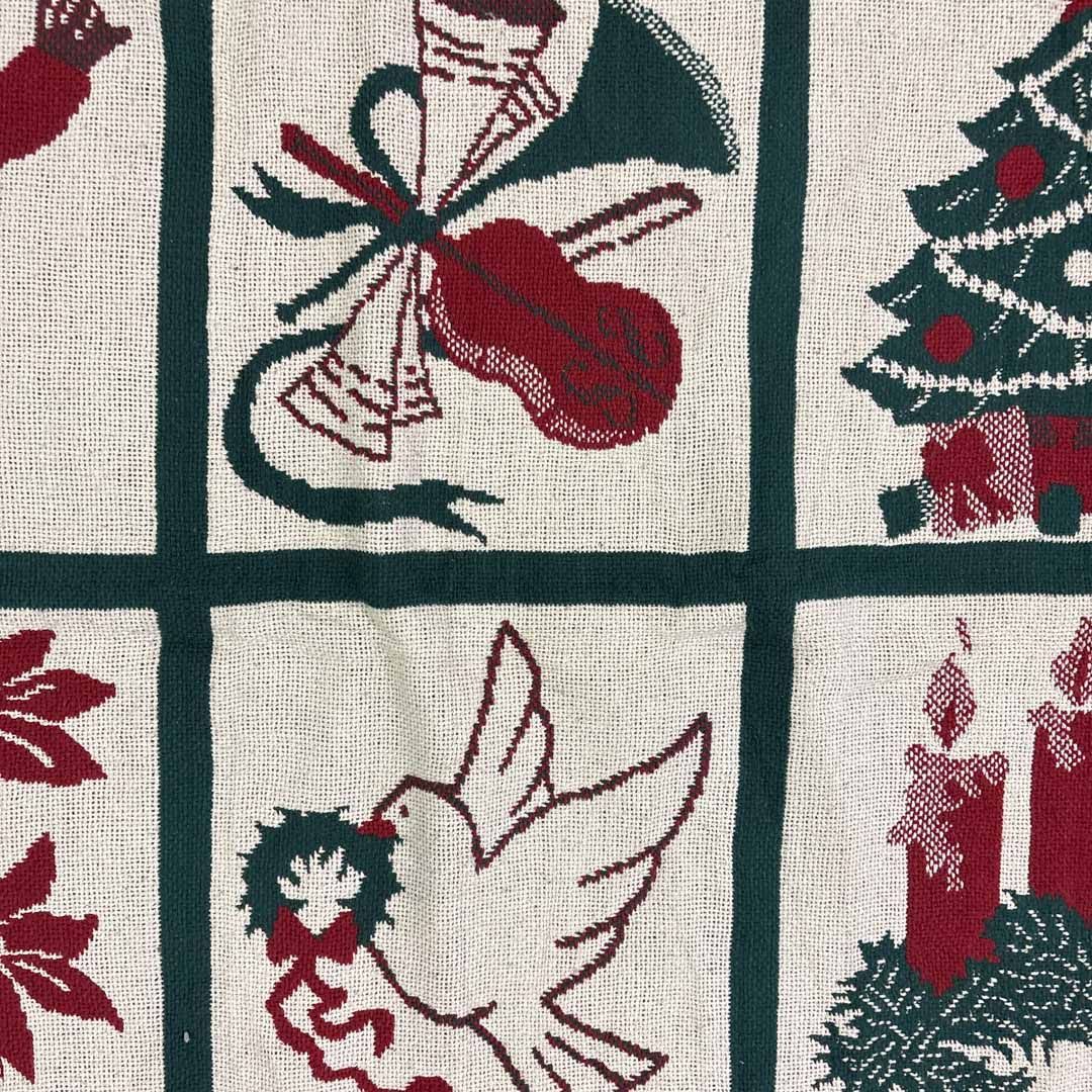 vintageラグ カーペット USA製 オーナメント クリスマス 2101