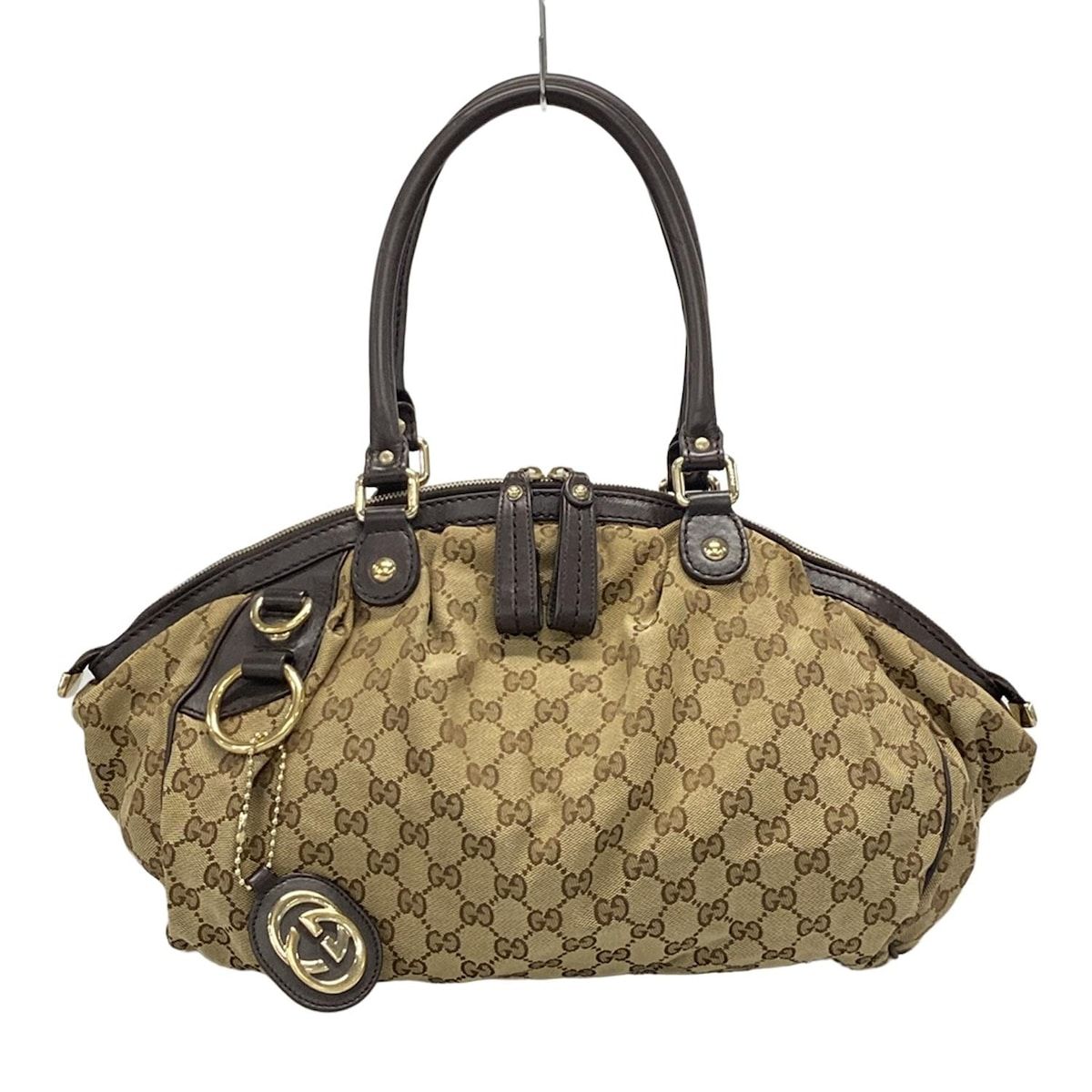 2025特集 楽天市場】GUCCI ハンドバッグ GGキャンバス スーキー