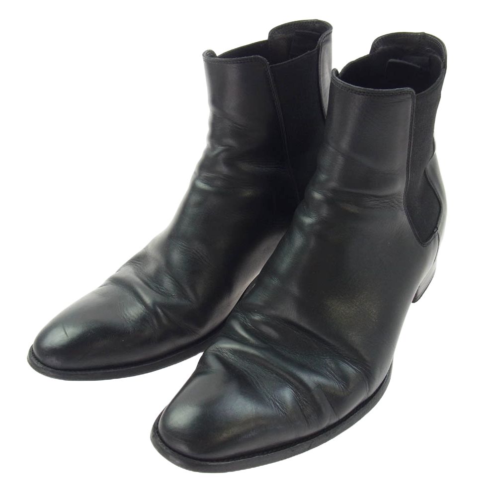SAINT LAURENT サンローラン 592438 wyatt chelsea boots レザー