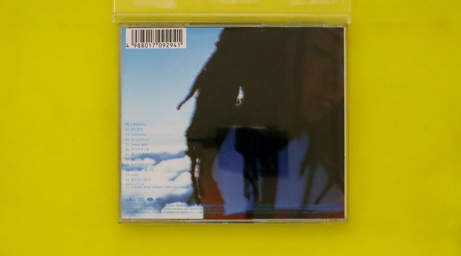 国内盤CD☆ミーシャ/MISIA□ LOVE IS THE MESSAGE □4988017092941