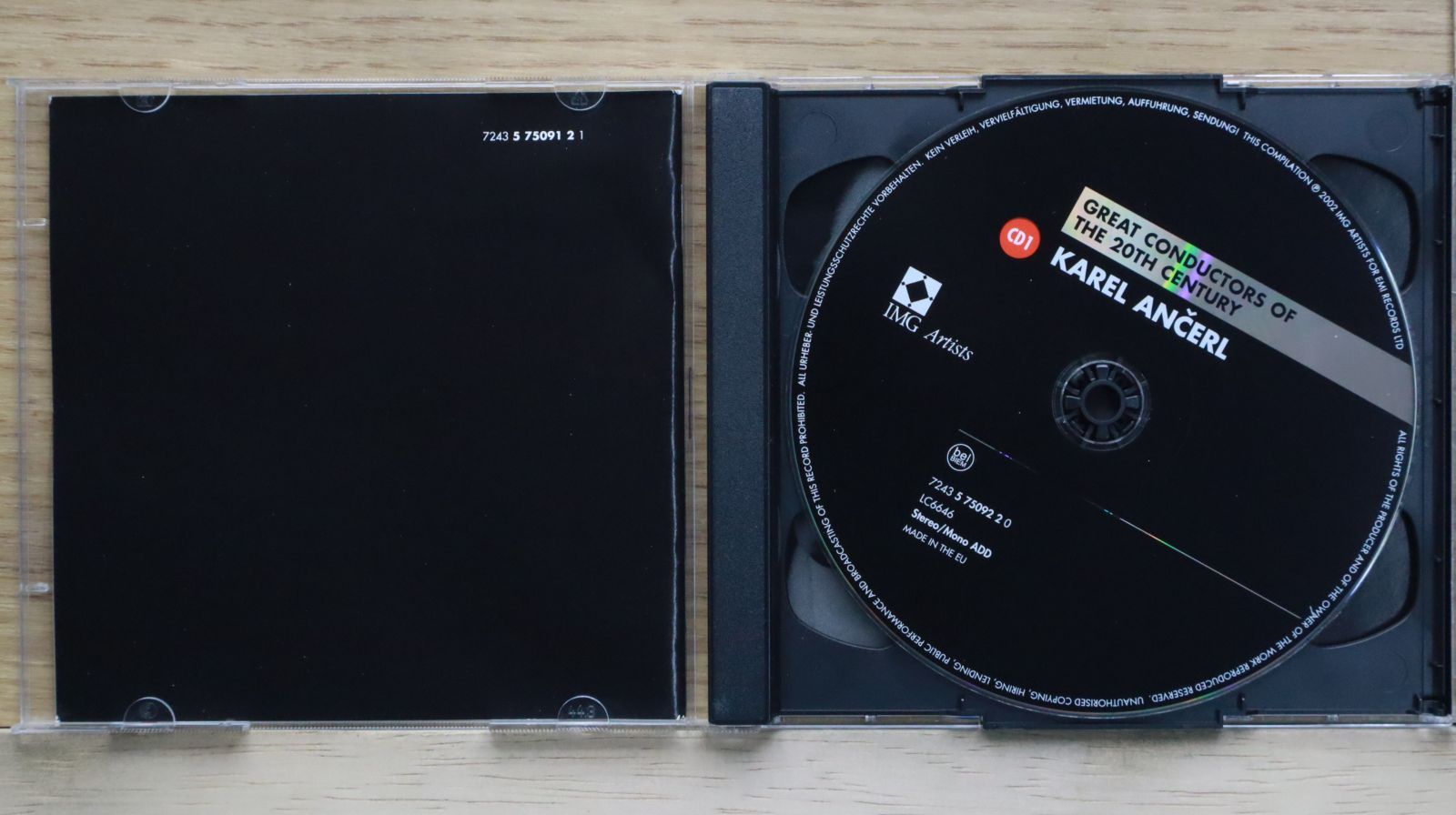 中古CD☆アンチェル(カレル)/Karel An erl□ Ancerl Great