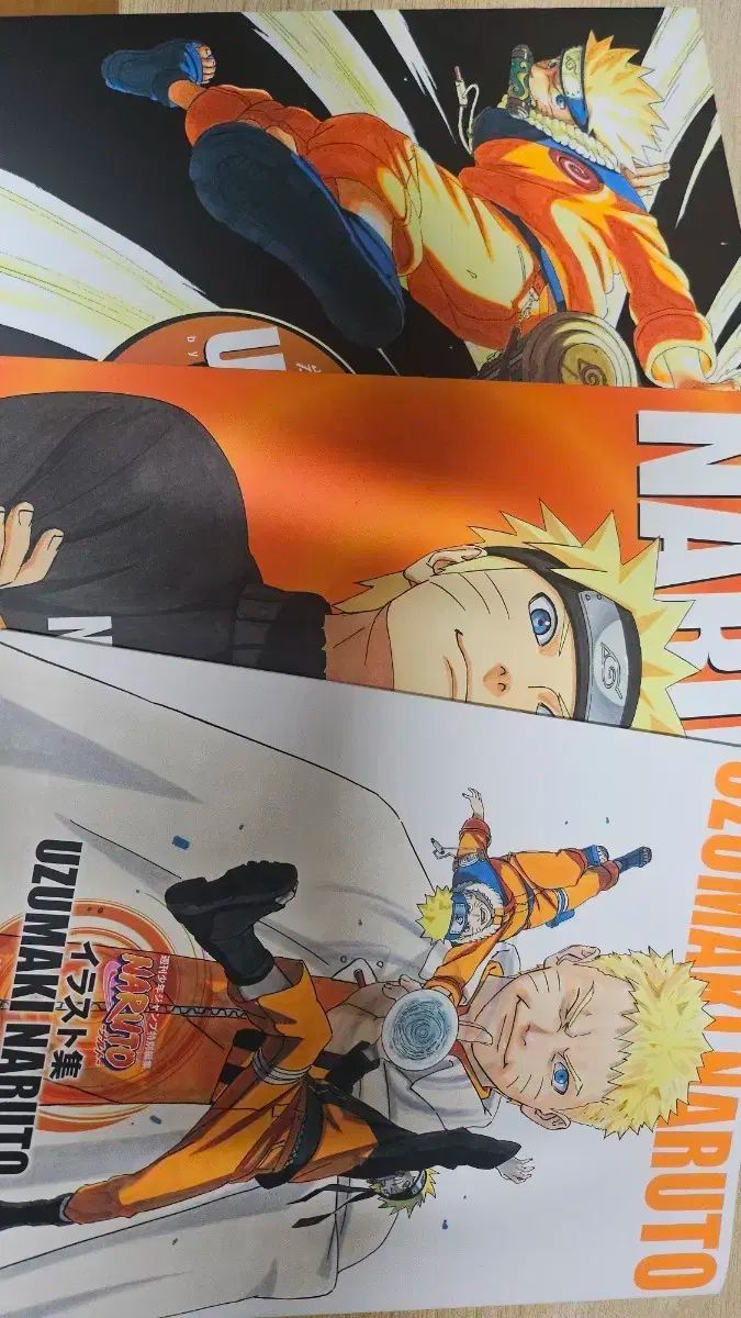 NARUTO ナルト 公式 イラスト 写真集 3 巻 まとめ売り