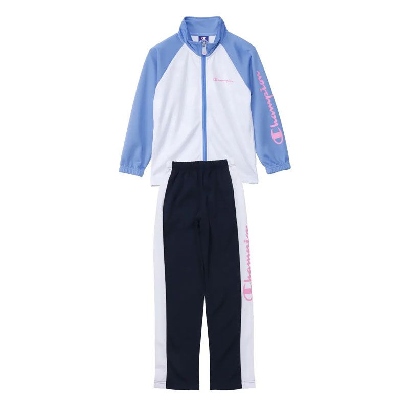 新作，正規品 チャンピオン champion TRAINING SUIT KIDS WEAR ・ SCHOOL ウェア(キッズ) (CK-BSW05)、(010)ホワイト その他