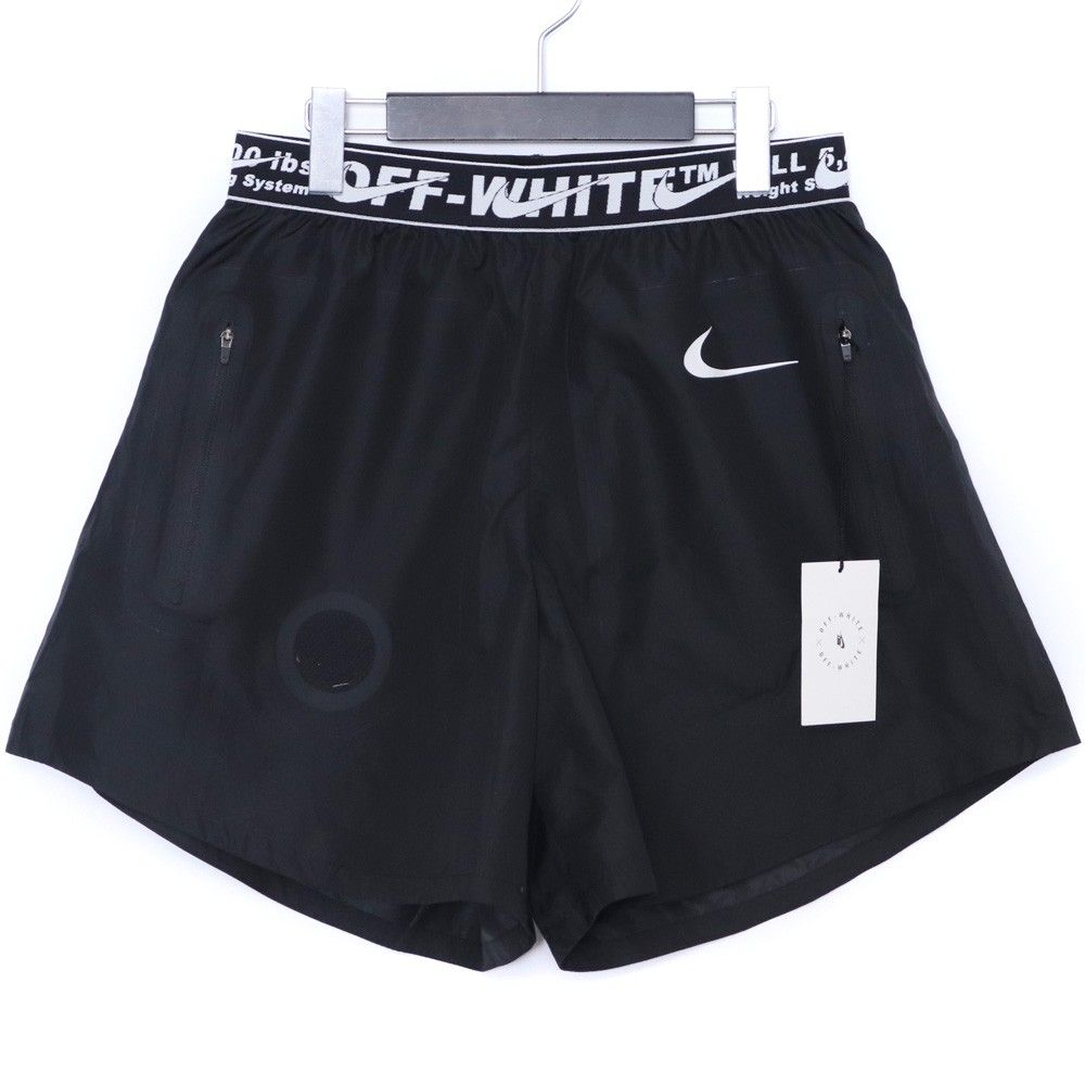 未使用 NIKE × OFF-WHITE NRG SHORTS Mサイズ ブラック CN5557-010