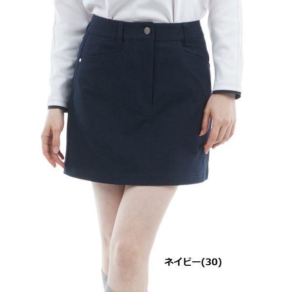 トミーヒルフィガー ゴルフレディース プリーツスカート TOMMY HILFIGER THLA567 秋冬モデル ネイビー 30