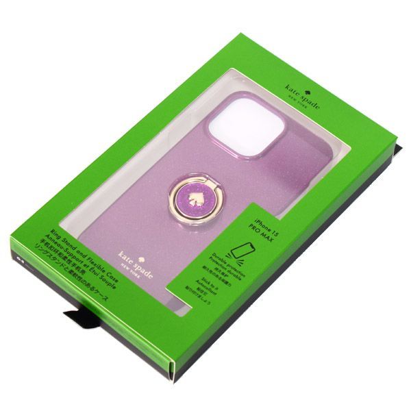 スマートフォン・携帯電話 【ケイトスペード】ダークラズベリー