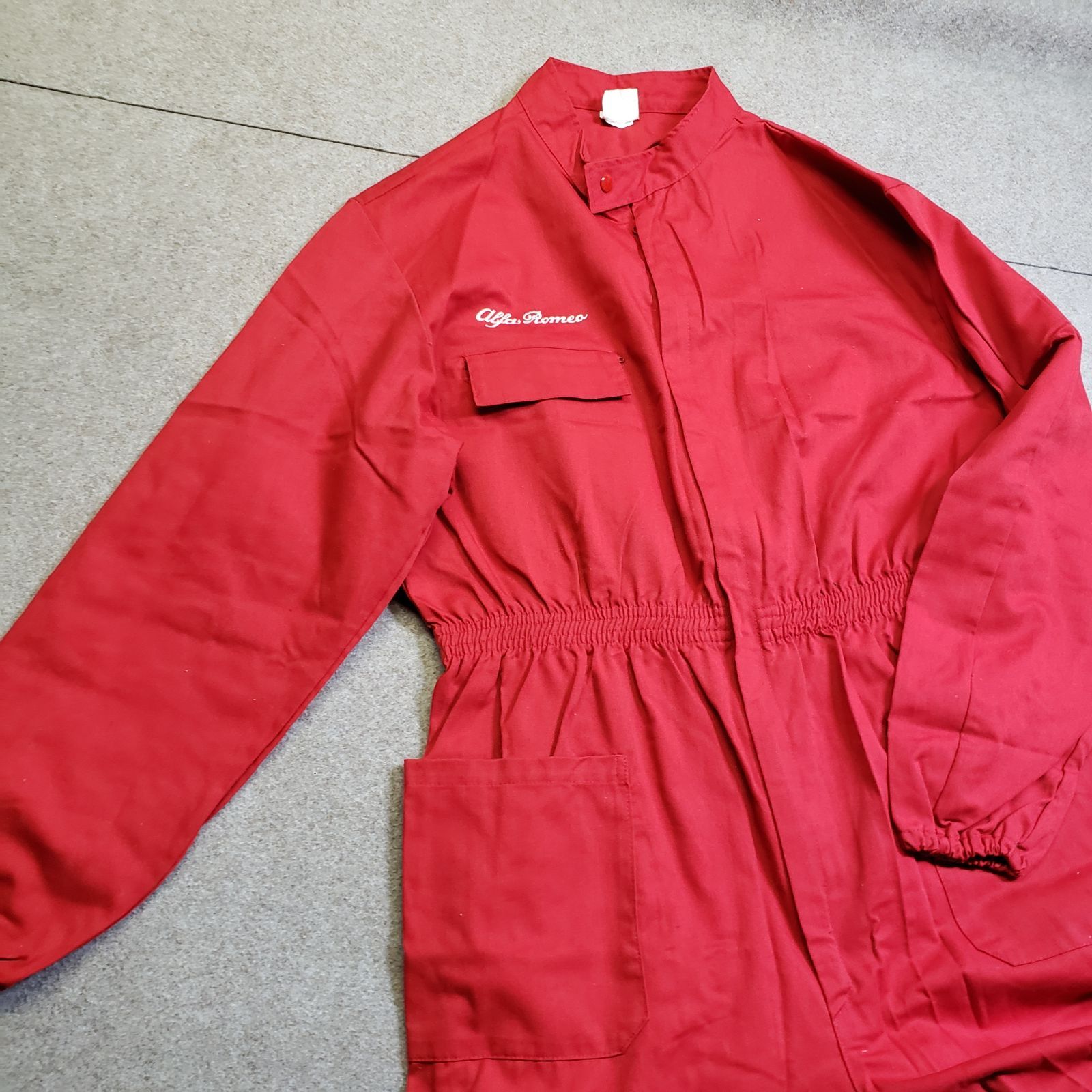 Alfa Romeo（アルファロメオ）ワークライン つなぎ 作業用 レッド系 52